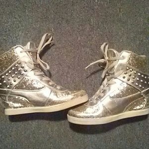 Apple bottom's Kaden sneaker wedges